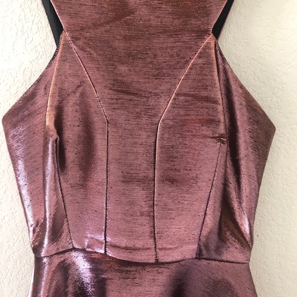 GIANNI BINI METALLIC DRESS - Picture 4 of 10